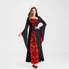 Cosplay Halloween Adult Witch Ghost Vampire Black Red Devil Dress Up Long Dress Reaper Show Dress Up