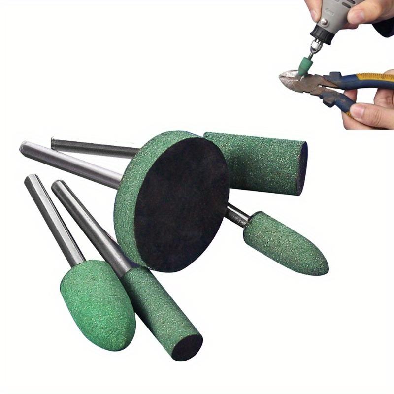 10pcs Rubber Mounted Point Grinding Head For Mould Finish Polish Die Grinder Rotary Polishing Tools Rubber Grinding Heads Tools