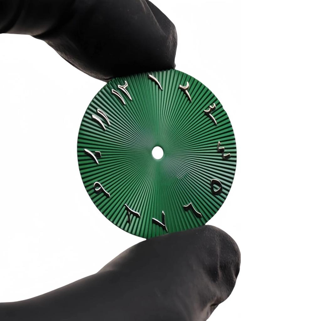 NH35 28.5MM Zifferblatt Uhr S Zifferblatt Arabisches Zifferblatt Leuchtendes Zifferblatt Geeignet für NH35 nh36 Uhrwerk Uhrenzubehör