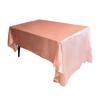 Tin Satin Square Tablecloth Wedding Banquet Decoration Silk Satin Wedding Restaurant Table Decoration Tablecloth