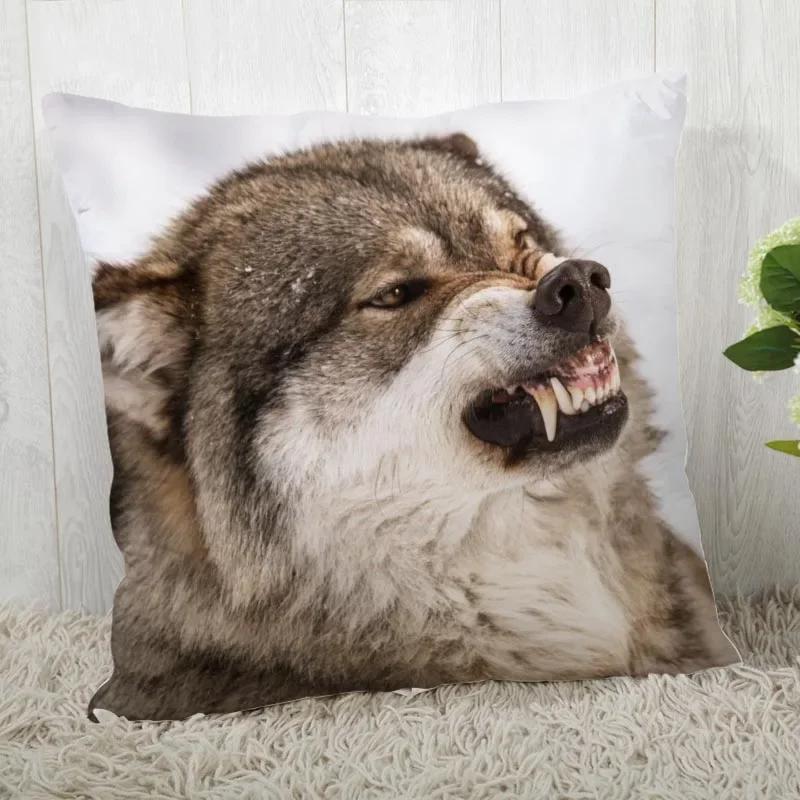 Pillowcase Wolf Pattern Wedding Animal
