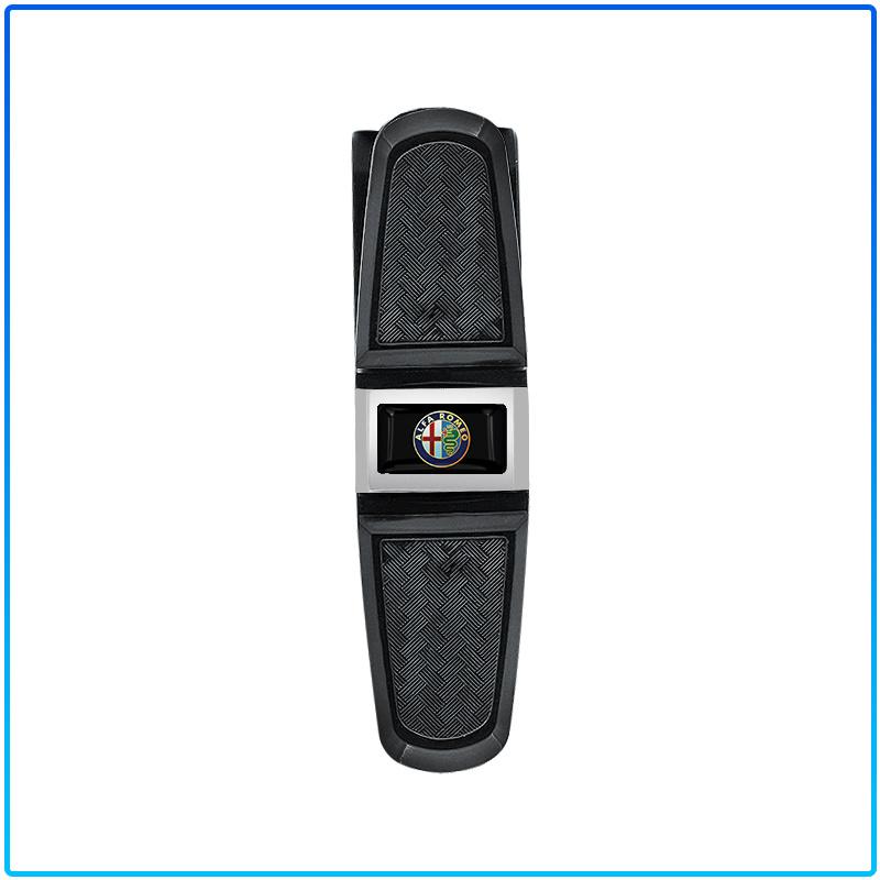 1pcs Car Sun Visor Glasses Box Universal Sunglasses Clip Card For Alfa Romeo 147 159 156 Giulietta Giulia Mito Spider Alpha Nheadrest