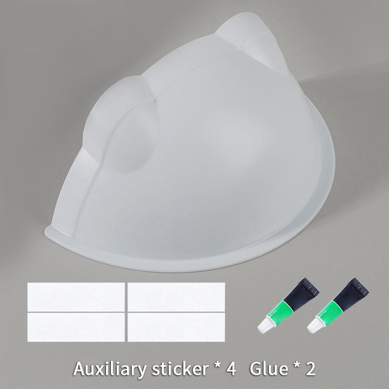 

Squat Toilet Baffle Urine Splashing Guard Plastic Toilet Baffle For Squat Toilets Prevents Splash-Back Universal Easy To Clean белый