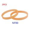 Electric Planer Belt Drive Belt Woodworking Tool NF90 Model Orange PU 0.47inch Width 12mm Width 255mm For NF90