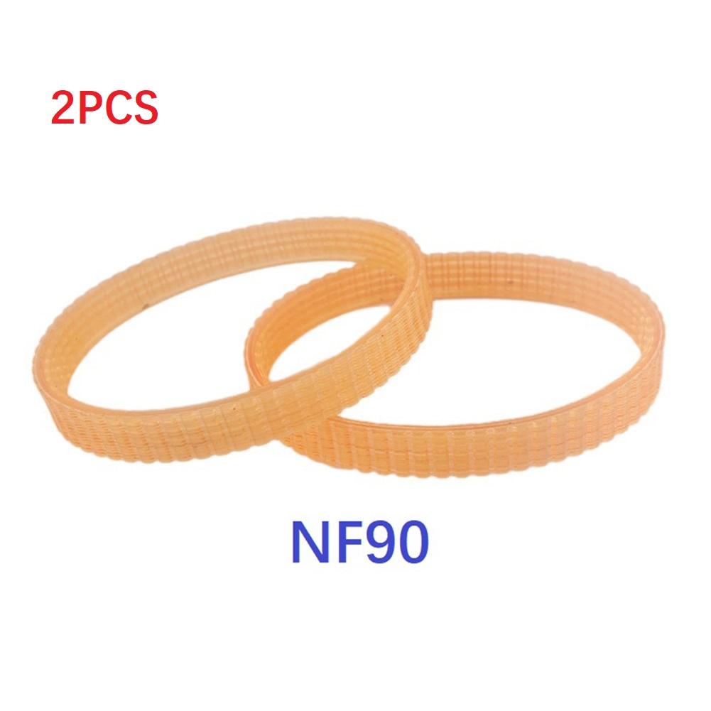 Electric Planer Belt Drive Belt Woodworking Tool NF90 Model Orange PU 0.47inch Width 12mm Width 255mm For NF90