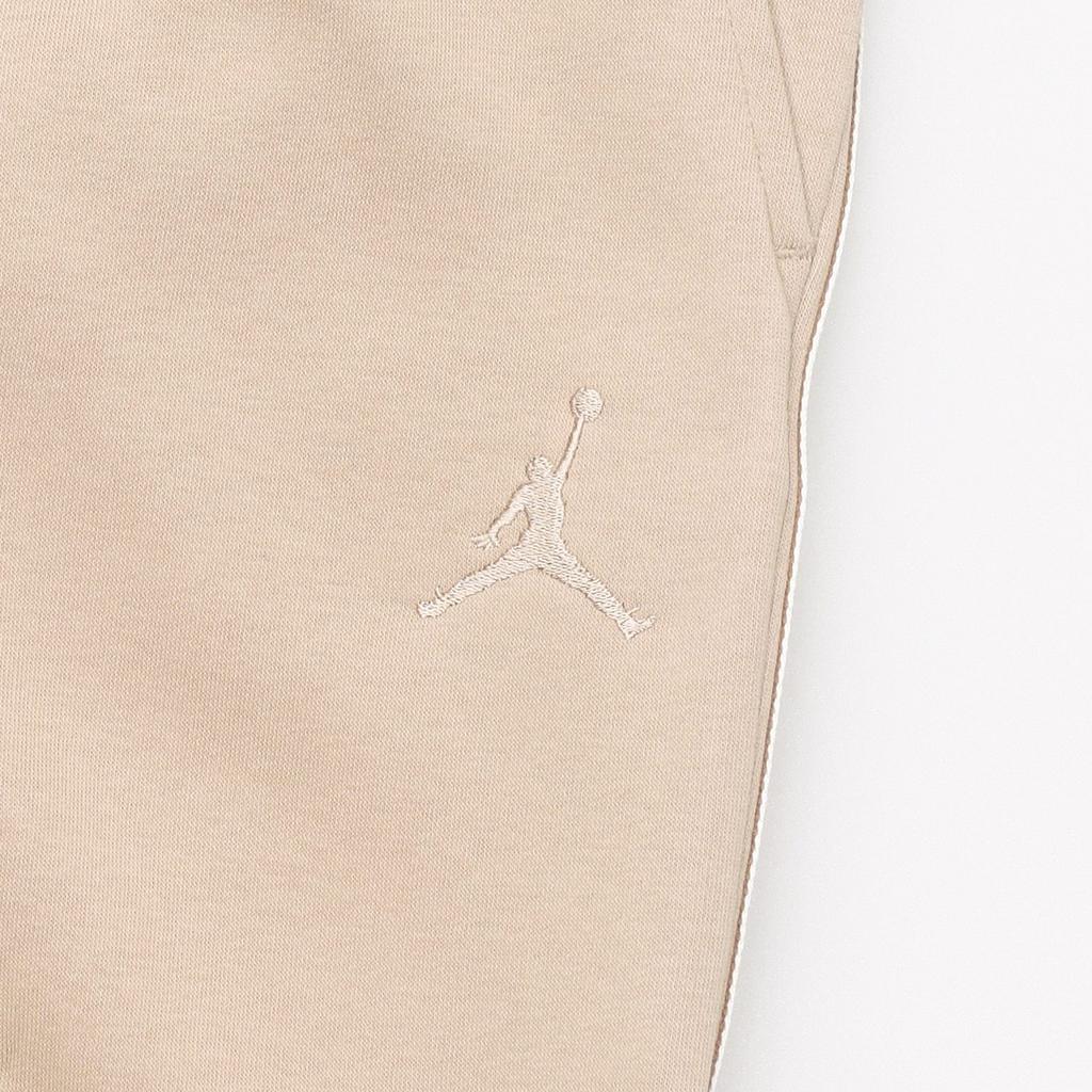 Jordan Vintage Solid Color Elastic Cuff Fleece Lined Lace Up Knitted Sweatpants Men's Brown FN6357-244