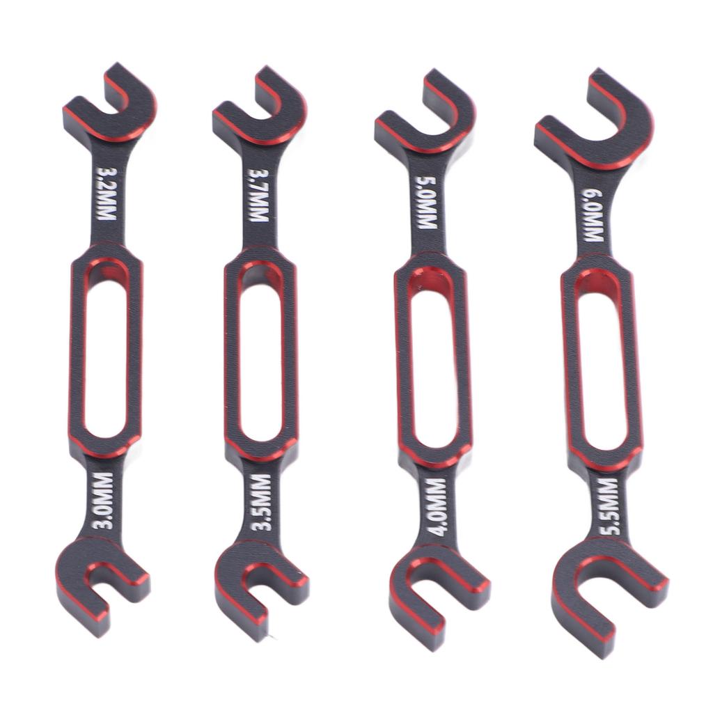 4ST RC Nyckel 3.0mm 3.2mm 3.5mm 3.7mm 4.0mm 5.0mm 5.5mm 6.0mm Spännskruvsmutter Kulledsborttagare RC Universell Reparation