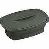 Wahei Freiz Micro-ondas Cozinhar Silicone Vaporizador Quadrado Preto Pratos Cozidos no Vapor Pratos Cozidos Macarrão Bolo Fazendo Forno Seguro Resistente ao Calor 200 Graus Reci