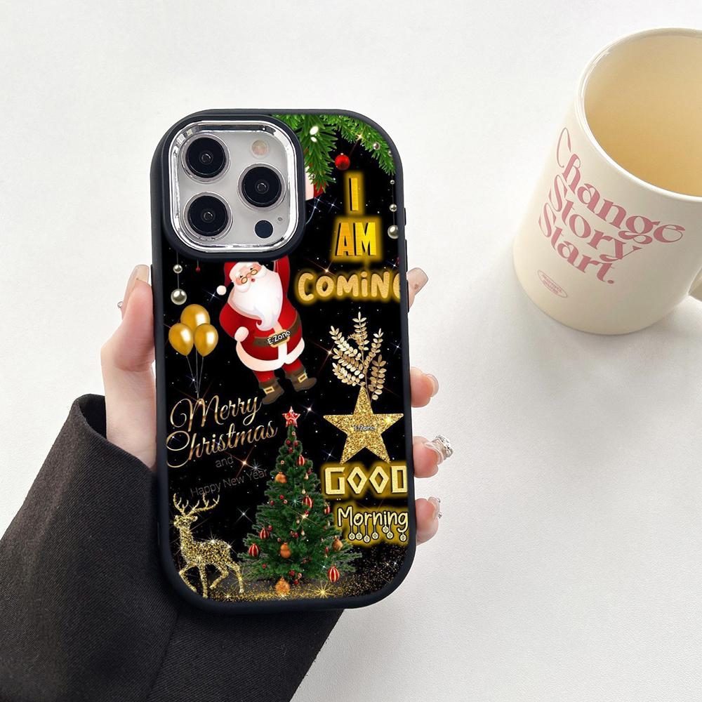N108 Happy New Year Christmas design Soft Phone Cases для Samsung S24 S23 A15 A35 A54 — фото 7