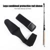 2pcs Fishing Rod Tie Tip Cover Sleeves Pole Strap Fastener Protector Case Outdoor Fishing Accessories for Fisherman