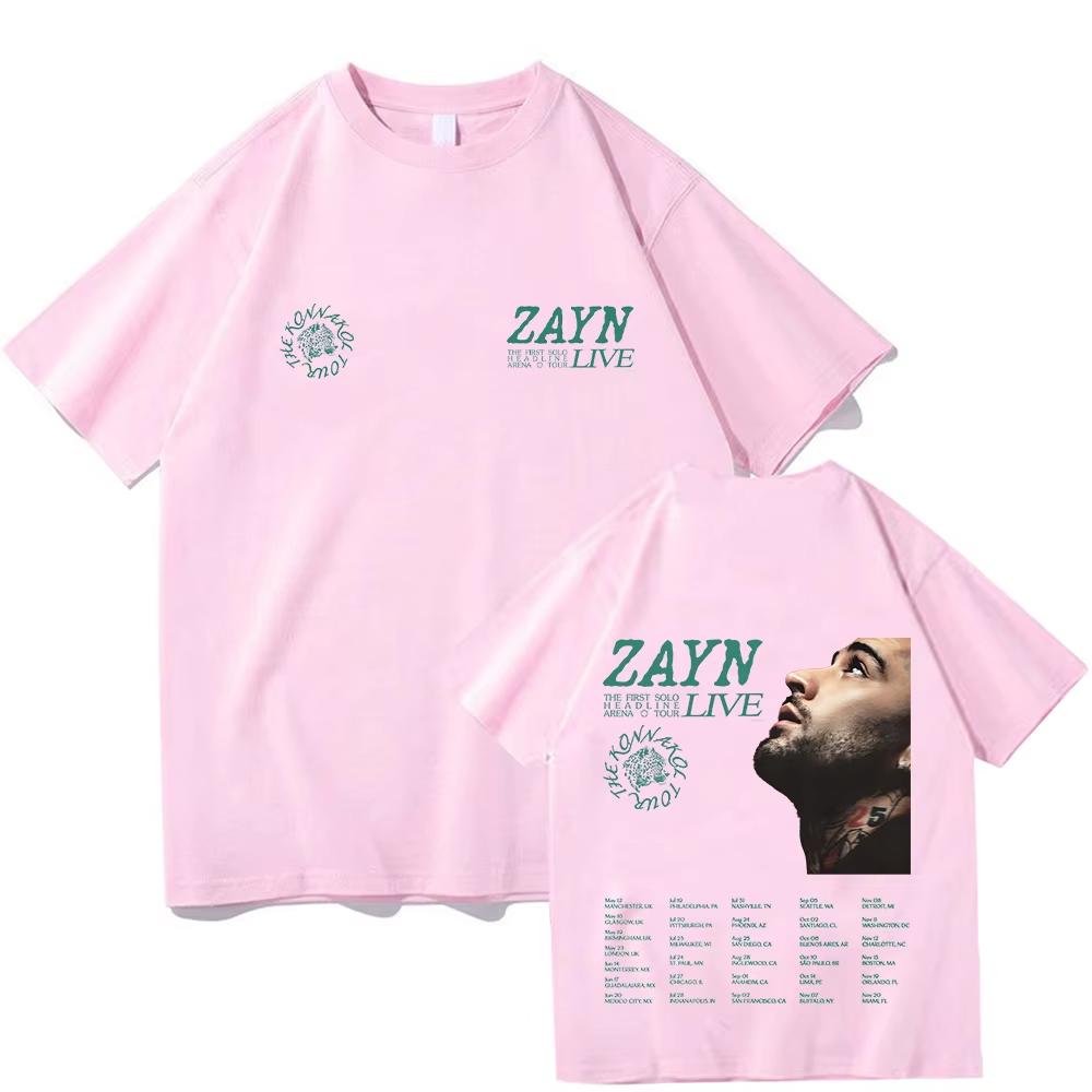 Zayn KONNAKOL Arena Tour Live 2026 T Shirts Zayn Malik Cotton Tshirt Men Women Fashion New Tee Harajuku Y2K Oneck Summer Tee