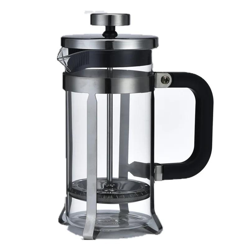 French Coffee Machine Coffee Press Filter Press Milk Frother Stainless Steel Bracket Heat-resistant Glass