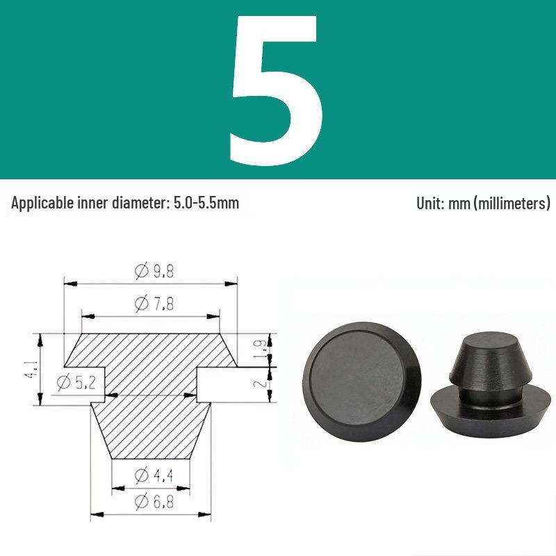 High-Temp Resistant Silicone Rubber Stopper with Card Slot Sealing Cap