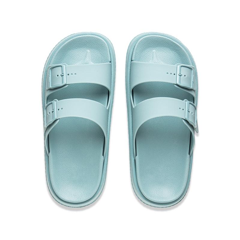 Li-Ning Fashion Series Lightweight Non-Slip Silent Slide Sandals Men Footwear Blue AGAV013-5