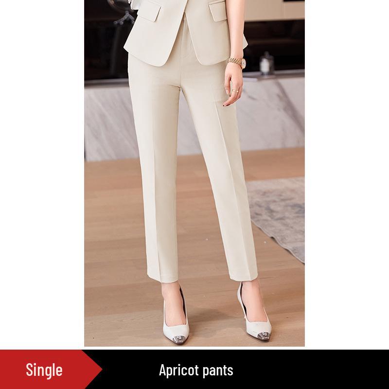 Elegant Women's Slim Fit Business Suit Set for Interviews and Work