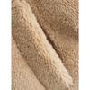 Giubbotti bomber in pile per donna autunno inverno caldo in lana peluche cappotti con collo alto manica lunga con tasche nuovi capispalla