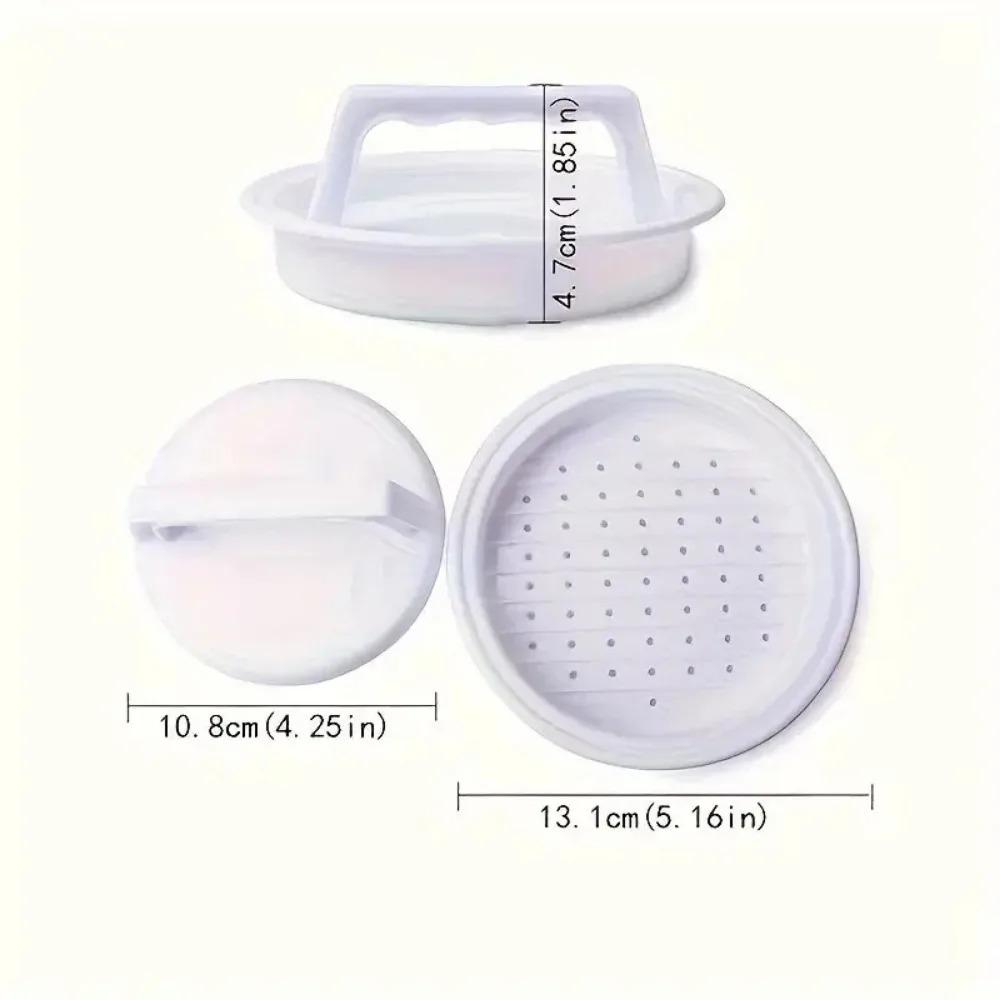 Plastic Burger Press Multiuse Meat Mold Patty Maker Kitchen Tool Hamburger Presser Meatloaf Pan Cooking Gadgets