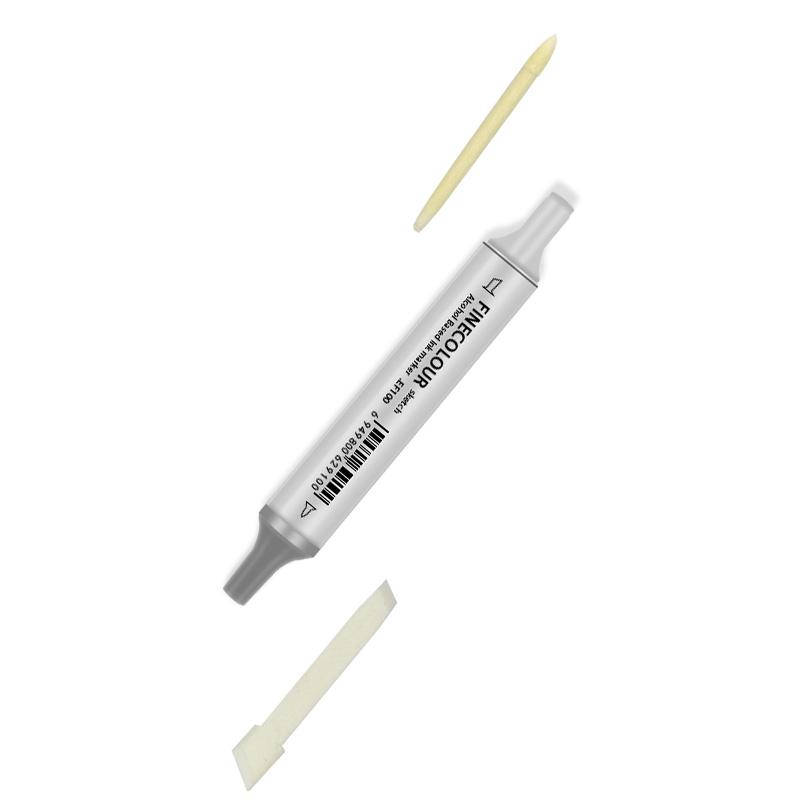 Finecolour Replacement EF100/EF101/EF102 Generation Art Marker Head Replaceable Big Oblique Nib/Small Round Nib For Marker Pen