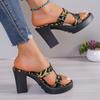 Fashion Women High Heels Sandals New Platform Fashion Casual Sexy Wedge Women Slippers Women's Sandals Sandalias De Mujer Verano 2025