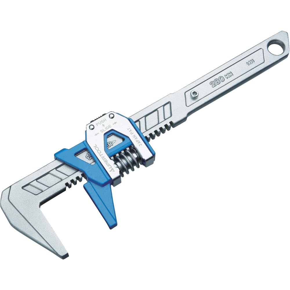 Supertool Aluminum Wide Motor Jaw Opening MFW280SA Wrench, 0-80mm