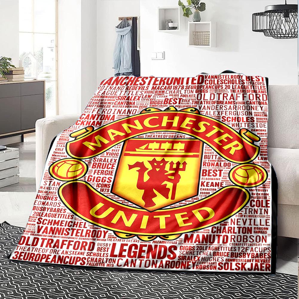 Manchester Blanket Comfortable Perfect for Chair Bed Bedding for All Seasons Modern Suitable for Gifting Relatives and Friends