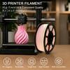 Non-clogging 3D Filament Printer PLA Filament 1Kg 1.75mm Matte Rainbow Gradient FDM Printing for DIY Projects Models and Crafts Macaron Color