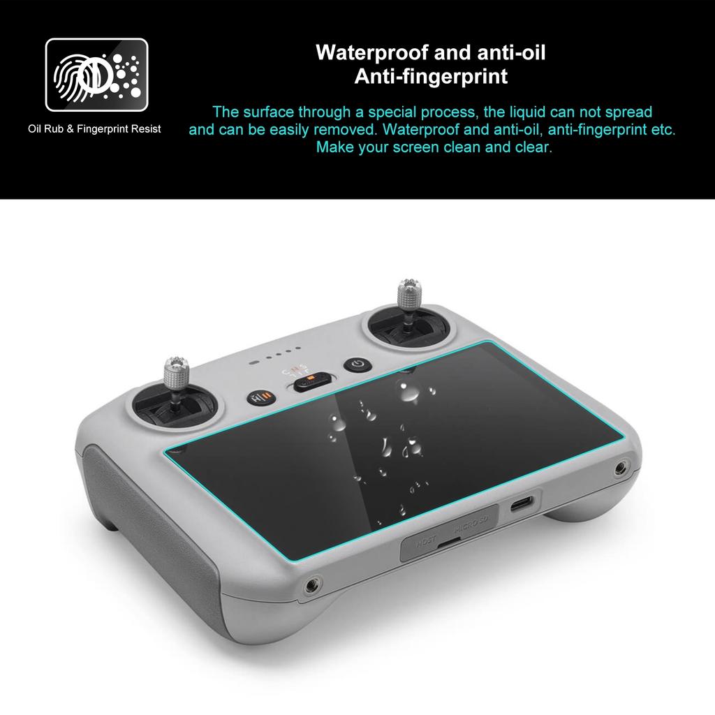 Protective Film for DJI Mini 5 4 3 Pro Air3S Tempered Glass Screen Protector Anti-Scratch Screen Film For DJI RC 2 1 Accessories