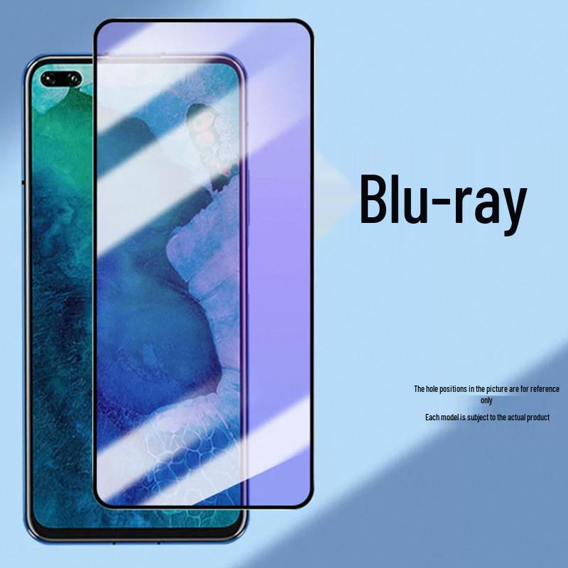 Honor V30 Pro/V20 Gehärtetes Glas: Blaulichtfilter, Augenschutz, Anti-Fingerabdruck, Blickschutz, Staubfrei