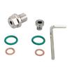 Oversize Piggyback Drain Plug Stainless Steel Self Tapping Oil Pan Thread Repair Kits with Hex Wrench O Ring Gasket