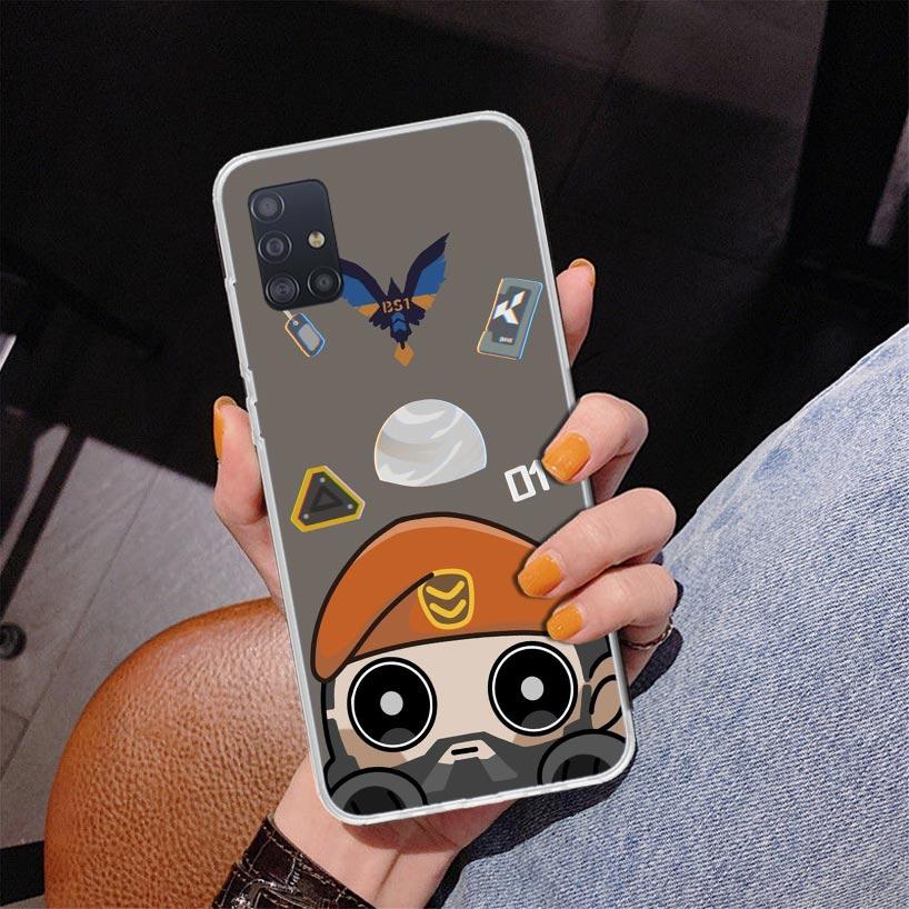 

Game Valorant Cute Phone Case For Samsung Galaxy A52 A32 A22 A12 A51 A31 A50S A30S A20S A10S Note 20 Ultra 10 Plus S10 A72 A71 G Samsung A20(A30)