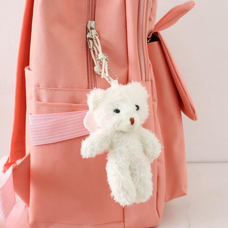 

Школьный рюкзак новый большой вместимости студенческий школьный рюкзак милый мультяшный кот рюкзак для начальной школы из пяти предметов простой рюкзак для девочек