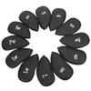 12Pcs Golf Iron Covers Set with Numbers Soft Protective Golf Head Cover Protective Headcover for
