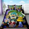 Duvet Cover Dragon Ball Anime Soft  Comfortable Twin Single King Kids Adult Gift Three Piece Set Decorative Bed Sheet Pillowcase