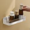 Plastic Bathroom Storage Rack Wall Mounted Bathroom Shelf Toiletries Holder  Kitchen