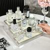 ACSTORi Perfume Storage Figure Display Telescopic Cosmetic Storage Adjustable Height Clear PET TPR Mat No Installation Perfume Organizer Rack, Stand,