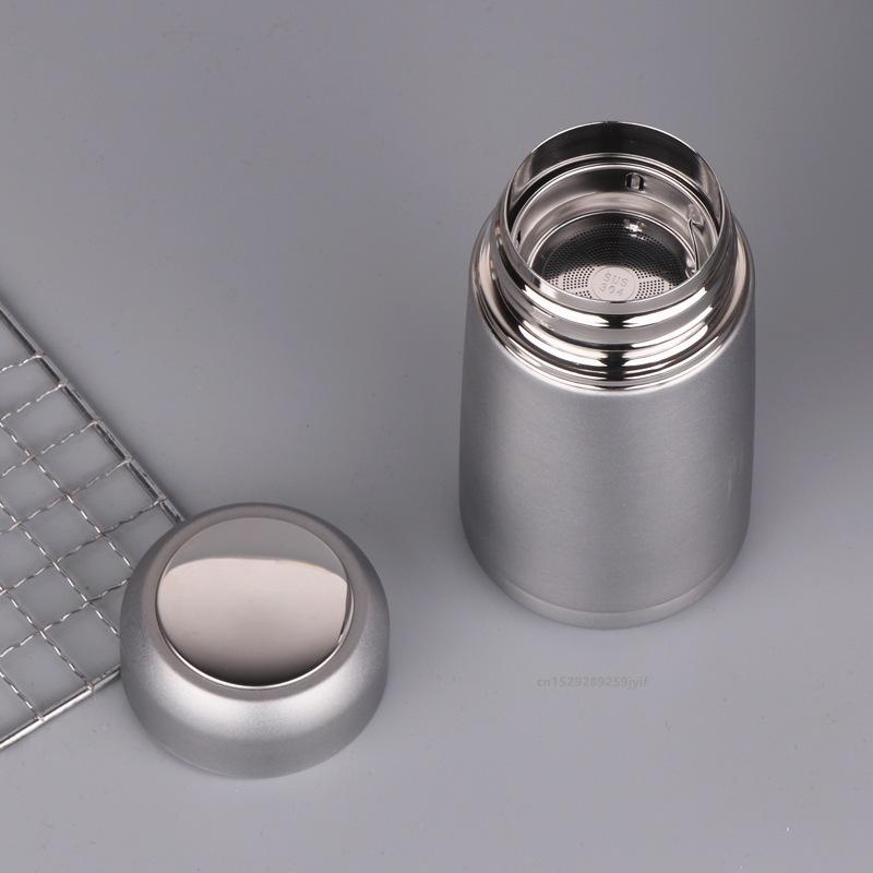 350ML Mini drăguțe baloane cu vid pentru cafea Thermos din oțel inoxidabil Sticlă de apă pentru băutură de călătorie, cești și căni