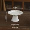 European Ceramic High-Footed Fruit & Dessert Tray 