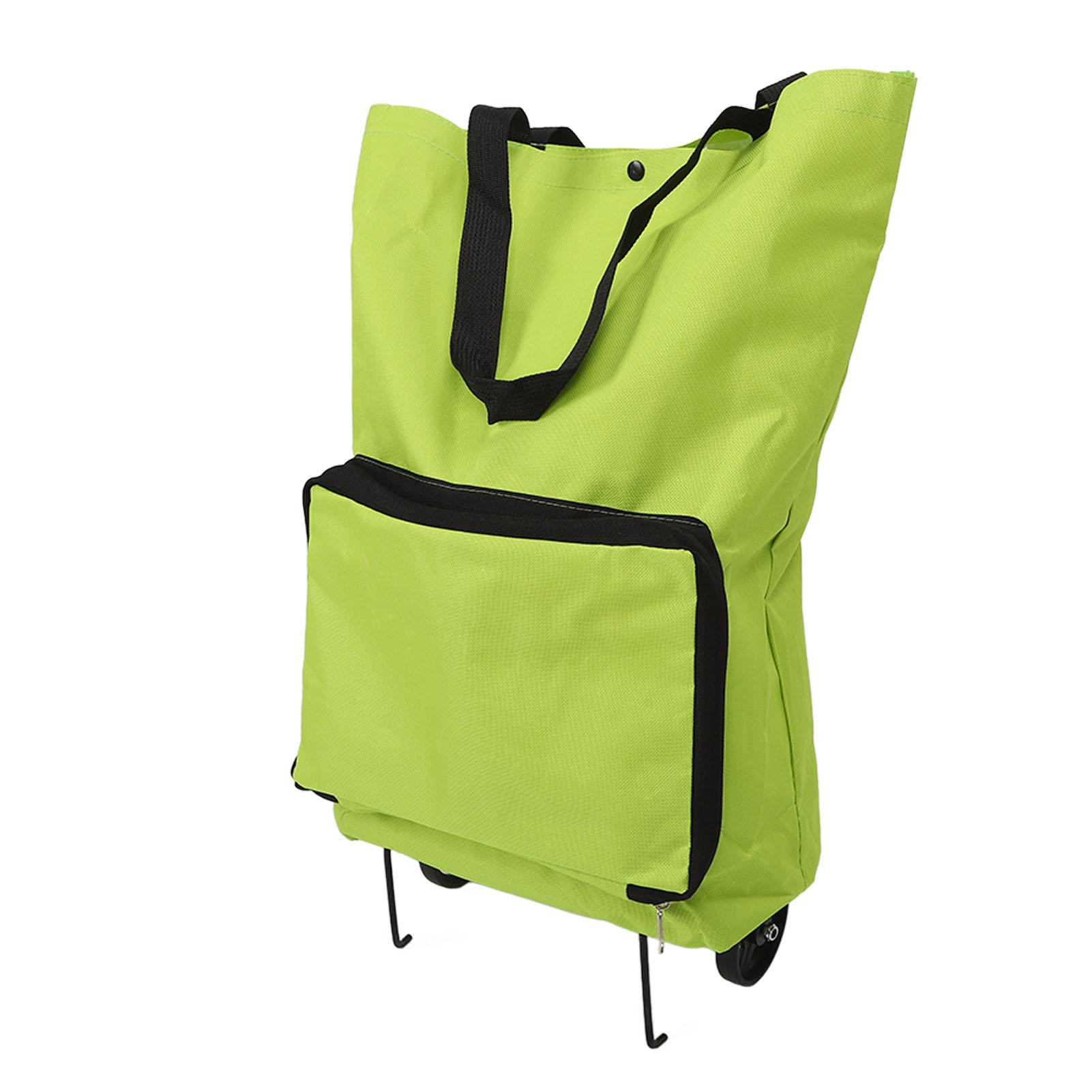 

Складана сумка-кошик на блискавці Багаторазова портативна сумка з тканиною Оксфорд для продуктового візка великої ємності з