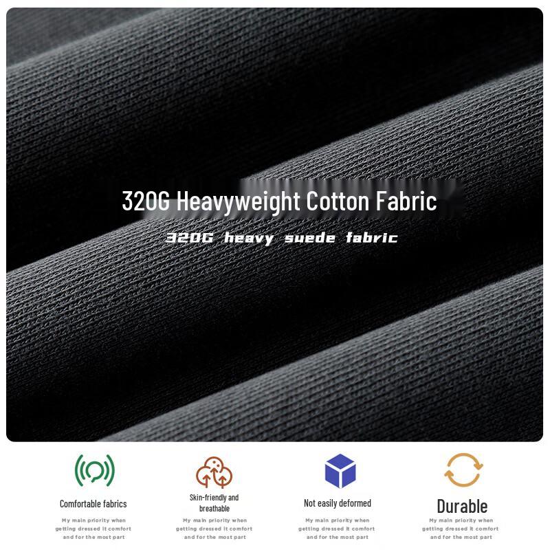 JEANSWEST LIFE Men's Trendy Loose-Fit Small Logo Pullover Hoodie