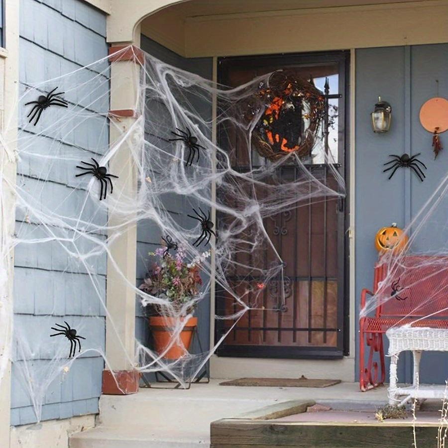 48pcs Realistic Plastic Spider Toys Halloween Prank Props Small Size Funny Halloween Decorations JXB