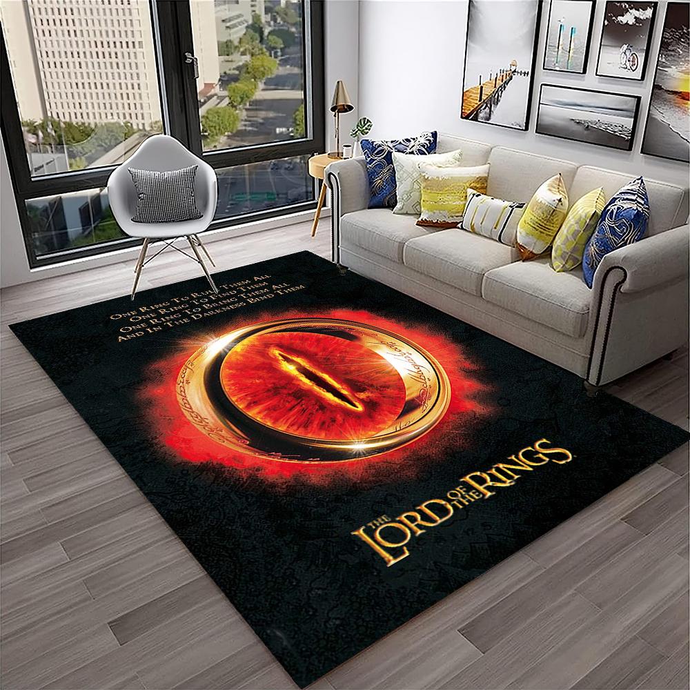 Movie L-Lord of The Rings H-Hobbit Area Rug,Carpet for Home Living Room Bedroom Sofa Doormat Decor,kids Play Non-slip Floor Mat