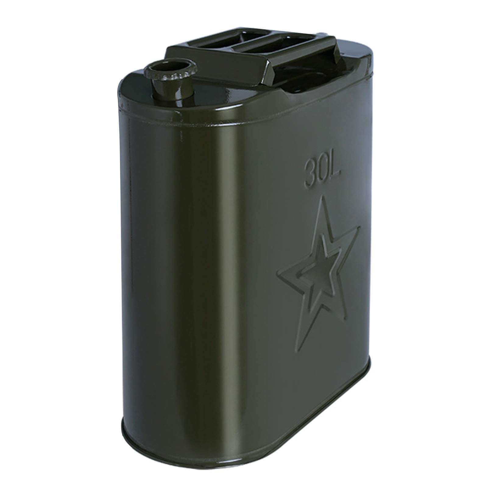 

KHK Перевозка бензина , 9,8 гал (30 л), Зеленый, Вертикальный, Закон о пожарной службе, Оцинкованный