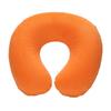 Almohada de Viaje en Forma de U Coche Aire Vuelo Oficina Almohada Inflable para el Cuello Funda de Felpa Corta Soporte de PVC Reposacabezas Cojín Suave para Lactancia