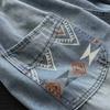 Mode Frühling Denim Frauen Gedruckt Jeans Damen Vintage Haremshosen