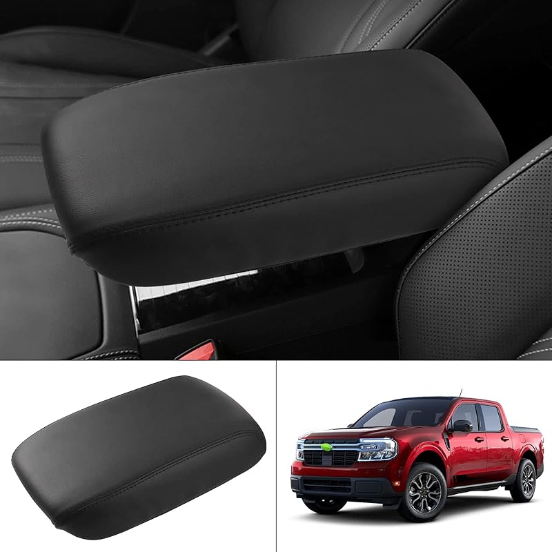 Autorder Center Console Cover For -2025 2026 Dodge Ram 1500/2500/3500 Accessories Armrest Cushion Cover Nappa Leather Middle Console Covers Console