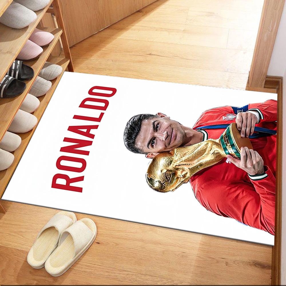 Cristiano Ronaldo Floor Rug Office Rug Design For Playrooms Hallway Dining Room Living Rooms Antislip Rug Anime Office Decor