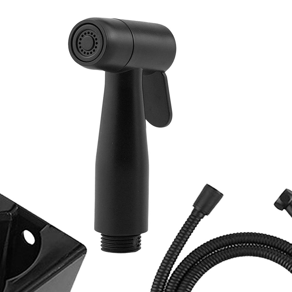 Handheld Bidet Sprayer Attachment for Kitchen Toilet Cleaning Black
