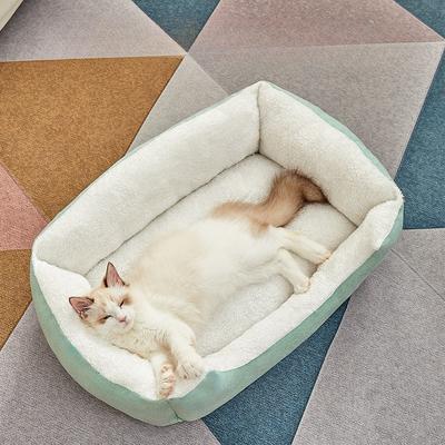 Warm Pet Nest In Winter Cat Nest Square Dog Kennel Four Seasons Universal Teddy Bear Pet Mat Dog Kennel Sofa