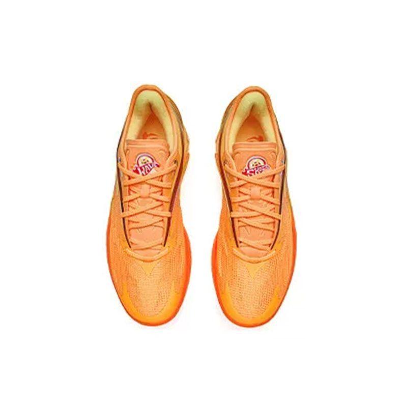ANTA Shock Wave 8 Pro Basketball Shoes Men's Low Top Fluorescent Dazzling Yellow/Neon Chrysanthemum Yellow 112631116-6