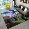 Classic S-Sandbox Cartoon Pixel Bulding Game Carpet Rug for Playroom Bedroom Living Room Sofa Home Decor,kid Area Rug Non-slip